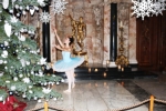 Ballet Dancer, Christmas at Chatsworth, Derbyshire
